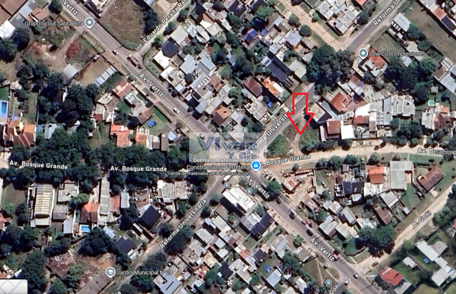 LOTE SALIDA 3 CALLES